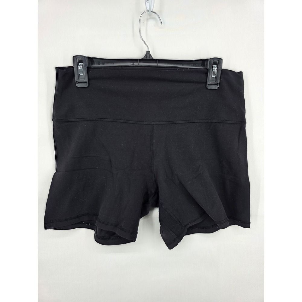 Lululemon Align High-Rise Short 6 Black Nulu Yoga Biker Shorts Size 12